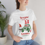Load image into Gallery viewer, Jeepin&#39; With My Gnomies Holiday Short Sleeve T-Shirt

