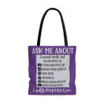 Load image into Gallery viewer, Ask me about Ladyjeepers.com Tote
